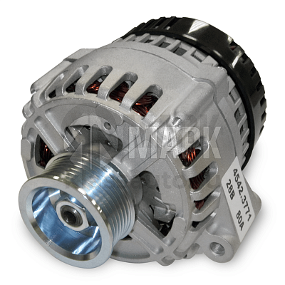 Генератор КамАЗ Евро-3 аналог BOSCH 0124555052 (28В/90А, 6 ручейковый) ELTRA