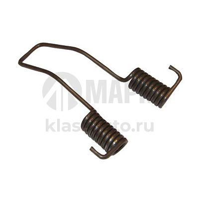 Пружина возвратная тормозной колодки V-образная без крючка 137x18x3.5 (TrailerParts)