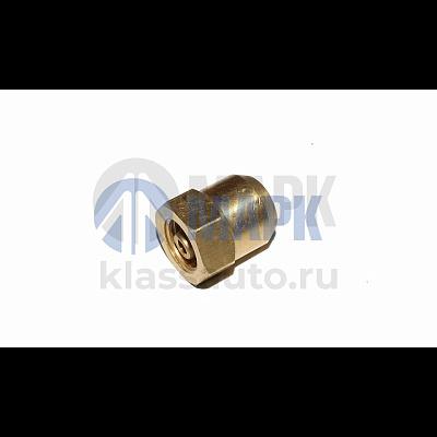 Фитинг прямой (штуцер) ВНУТРЕННЯЯ РЕЗЬБА М12хТ6 (латунь) (TrailerParts)